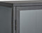 Vitrinekast Metaal Zwart - 3 Planken - Gewicht 44kg - 131,8x40x88cm