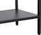 Vitrinekast Metaal Zwart - 3 Planken - Gewicht 44kg - 131,8x40x88cm