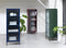 Vitrinekast Rood - Metaal - 40x58x160cm - Soft Closing - Kast Bronco - Giga Living
