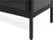 Vitrinekast Zwart - Metaal - 40x57,5x160cm - Soft Closing - Vitrinekast Carmel - Giga Living