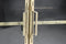 Vitrinekastje Fletcher - 93x42x90 - Antique Gold - Metaal/glas
