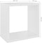 vidaXL - Wandschappen - kubus - 2 - st - 26x15x26 - cm - wit