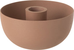 J-Line kaarshouder Kom - ijzer - oud roze - small - 2 stuks