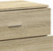 vidaXL - Dressoir - 60x39x80 - cm - bewerkt - hout - sonoma - eikenkleurig