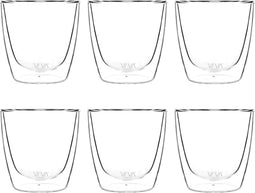 Viva - Glass Double Walled 220 ml Set of 6 Pieces