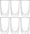 Viva - Glass Double Walled 490 ml Set of 6 Pieces