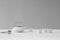 Viva Scandinavia - Pure Thee Set - Theepot incl. 2 mokjes - 370 ml - 7x7x15.2 cm - Wit