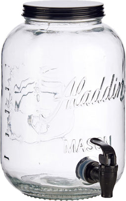 Vivalto Drankdispenser 3,8 Liter Glas Transparant