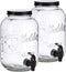 Vivalto Drankdispenser 3,8 Liter Glas Transparant