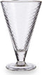 Vivalto IJcoupes/IJsjes/Dessert serveer schaaltjes - set 6x stuks - glas - 340 ml - op voet - D10 cm/H16 cm