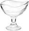 Vivalto IJcoupes/IJsjes/Dessert serveer schaaltjes - set 6x stuks - transparant glas - 180 ml