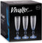Vivalto - Luxe Champagneglazen Monaco serie set 6x blauwe voet 180 ml