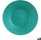 Vivalto - Platt Tallrik - Turkoois - Glas - 6 Stuks - 21 x 2 x 21 cm