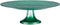 Vivalto Taartplateau - Groen - Glas - 33 x 9 x 33 cm