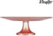 Vivalto Taartplateau - Roze - Glas - 33 x 9 x 33 cm