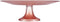 Vivalto Taartplateau - Roze - Glas - 33 x 9 x 33 cm
