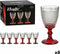 Vivalto Wijnglas - Rood - Glas - 6 Stuks - 330 ml