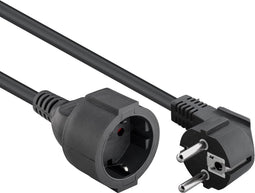Vivanco 61157 Stroom Verlengkabel 16 A Zwart 10.00 m