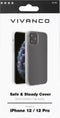Vivanco Anti Shock Backcover Apple iPhone 12, iPhone 12 Pro Transparant