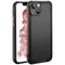 Vivanco Frosted Backcover Apple iPhone 14 Plus Transparant, Zwart Inductieve lading, Stootbestendig