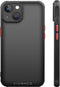 Vivanco Frosted Backcover Apple iPhone 14 Transparant, Zwart