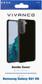 Vivanco Gentle Backcover Samsung Galaxy S21 (5G) Zwart