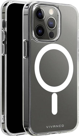 Vivanco Mag Steady Backcover Apple iPhone 13 Pro Transparant