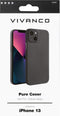 Vivanco Pure Backcover Apple iPhone 13 Carbon