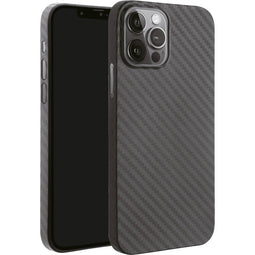 Vivanco Pure Backcover Apple iPhone 13 Pro Carbon Inductieve lading, Stootbestendig