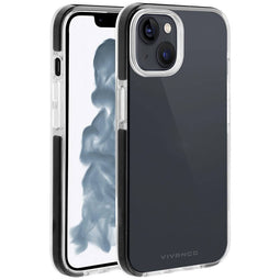 Vivanco Rock Solid Backcover Apple iPhone 14 Transparant, Zwart Inductieve lading, Stootbestendig