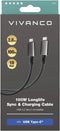 Vivanco USB-C-kabel USB 3.2 Gen2 USB-C Zwart 64012