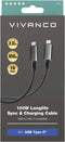 Vivanco USB-C-kabel USB 3.2 Gen2 USB-C Zwart 64012
