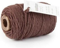 Vivant Koord Katoen fijn bruin - 50 Meter 2MM