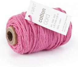 Vivant Koord Katoen fijn fuchia roze - 50 Meter 2MM