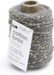 Vivant Koord Katoen Lurex Twist donkergrijs / goud - 50 Meter 2MM