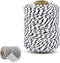 Vivant Koord Katoen Twist zwart /wit - 50 Meter 2MM