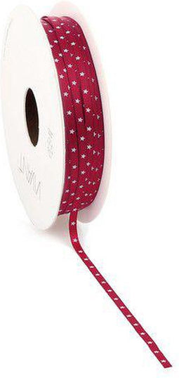 Vivant Lint - Sterren - Warm Rood ±50M X ±3MM