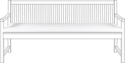 VIVARA - Tuinkussen - Wot - 169 x 54 cm - Polyester