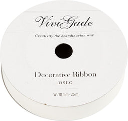 Vivi Gade Cadeaulint 25 M X 18 Mm Wit