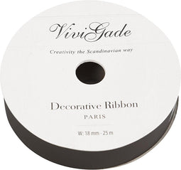 Vivi Gade Cadeaulint 25 M X 18 Mm Zwart