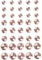 Vivi Gade Strasstenen Roze 6 + 8 + 10 Mm 40 Stuks
