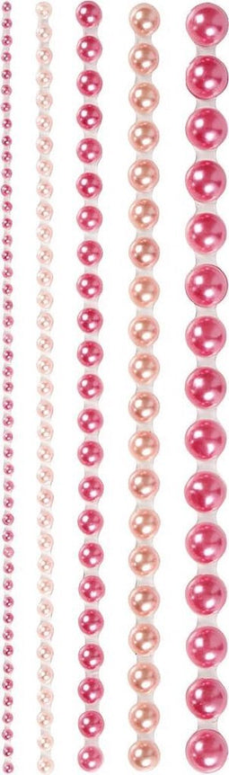 Vivi Gade Zelfklevende Halve Plakparels 2/8 Mm Roze 140 Stuks