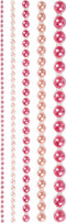 Vivi Gade Zelfklevende Halve Plakparels 2/8 Mm Roze 140 Stuks