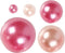 Vivi Gade Zelfklevende Halve Plakparels 2/8 Mm Roze 140 Stuks