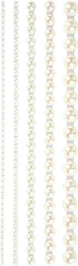 Vivi Gade Zelfklevende Halve Plakparels 2/8 Mm Wit 140 Stuks