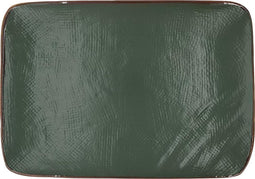 Vivi Oggi - Dinerborden - 28cm x 19.5cm - Rechthoekig - Groen - Kerst