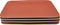 Vivi Oggi - Dinerborden - 28cm x 19.5cm - Rechthoekig - Oranje - Kerst
