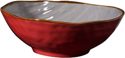Vivi Oggi - Grote Serveerschaal - Rood - Ø 27cm - Italië - Kerst