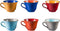 Vivi Oggi - Koffiekopjes - Mok - Thee- Cappuccino - Set van 6 - Ø 13cm - Kop - 300ml - Cadeau - Italië