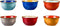 Vivi Oggi - Mini schaaltjes - Sauskommetjes - Streetfood set van 6 - Ø 7.5cm - Kerst - Italië